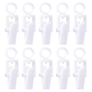 10 Pcs Plastic Towel Clip Hat Clip Shoe Clip Multipurpose Small Curtain Clip 360 Degree Rotation Laundry Hooks Clip