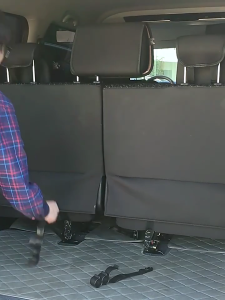 Automobile Interior Set Headrest And Rear Cargo Rack Quick Install No Drilling Required