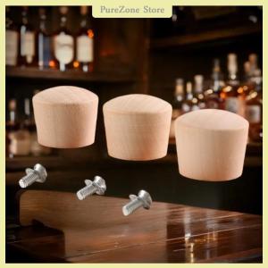 [PureZone] Pot Lid Handle Universal Pot Lid Holding Handle Wood Replaceable Knob Cap Cookware Handgrip Parts Kitchen Accessorie