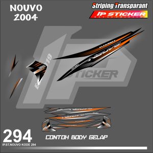 NOUVO 2004 (COD) STIKER STRIPING MOTOR YAMAHA NOUVO HOLOGRAM DAN TRANSPARAN