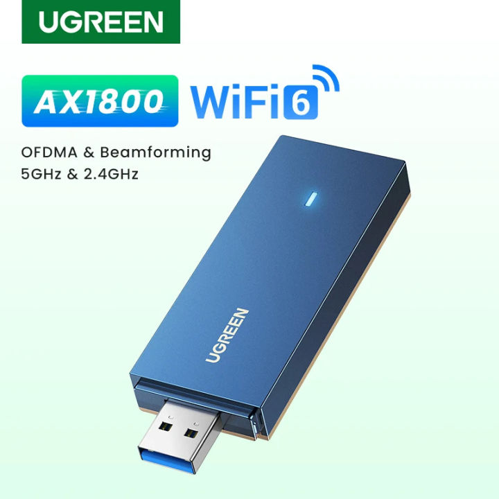 UGREEN AX1800 WiFi Adapter WiFi6 USB3.0 5G & 2.4G Dualband USB WiFi