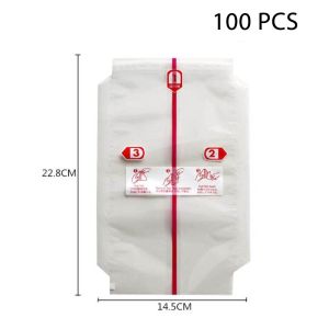 100Pcs  Sushi Making Packaging Bag  Disposable Japanese Triangle Onigiri Wrapper Bag