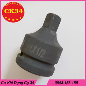 Đầu chuyển cho máy bulong 3/4 inch sang 1/2 inch thép đúc siêu cứng