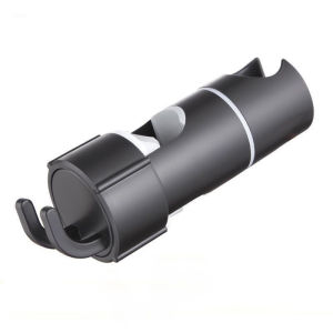 Shower Head Holder Adjustable 360 Rotation ABS for 18-25mm Rail No Drill Bathroom Gray 花洒滑套
