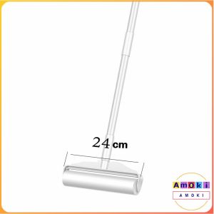 AmoKi Floor Hair Sticky Roller Sticky Dust Paper Tearable Adhesive Brush Lengthened Household