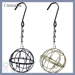 [Cumarba] 1 cái kim loại suet bóng Bird Feeder Set với treo chuỗi sóc bằng chứng Bird feeders cho vườn ngoài trời Chim Ruồi feeders