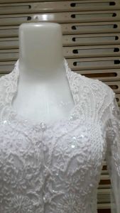 Set Kebaya Akad Nikah + Longtorso dan Rok Prisket