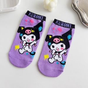 Tất vớ Kuromi trẻ em cho bé gái bé trai cute dễ thương hoạt hình Sanrio ngộ nghĩnh đáng yêu