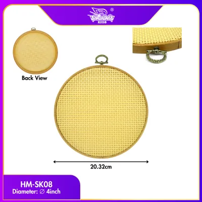 EMBROIDERY HOOPS / WOODEN CIRCLE CROSS STITCH / BAMBOO HOOP RING / GELUNG SULAMAN TANGAN / SEWING KIT / 手工刺绣