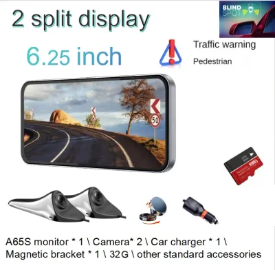 EKLEVA CMS Car Electronic Rearview Mirror Left And Right Blind Spot Camera Parking Assist HD Night Vision 1080P Car Electronic Camera