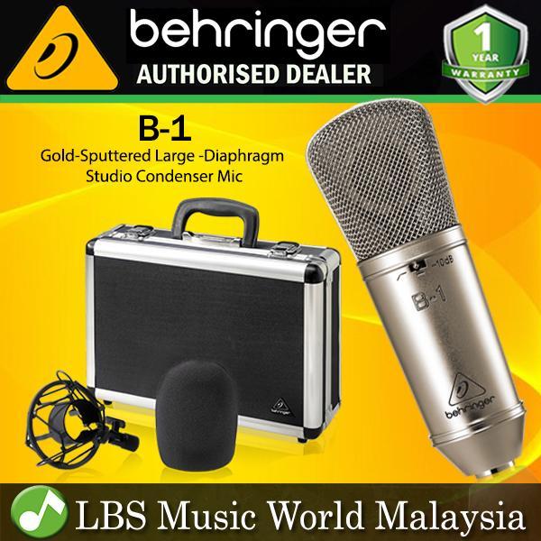 Behringer B-1 Gold Sputtered Large Diaphragm Studio Condenser ...