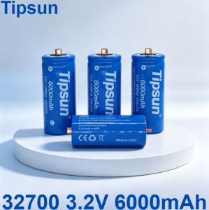 TIPSUN SCREW 32700 Lifepo4 Battery 6000Mah 3.2V Solar Energy System Battery Cell Fe5 Outdoor Energy Storage Special Continuous Discharge