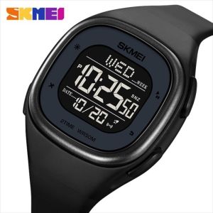 Jam Tangan Pria Digital SKMEI 2137 Black Water Resistant 30M