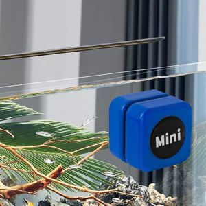 Aquarium Magnetic Brush Glass Floating Algae Scraper Curve Glass Cleaner Mini Scrubber Tool Fish Tank Glass Cleaning Magnet