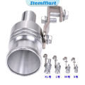 ItemMart Car exhaust pipe sound wave simulator Exhaust Accessories Universal Turbo Sound Whistle Exhaust Pipe. 