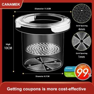 【CANAMEK 】 Floating Fish Breeding Isolation Box Aquarium Breeder Feeder Fish Tank Hatchery Incubator Fish Tank Transparent Incubator Box