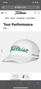 Nón/ Mũ golf Titleist Tour Performance - Modife Shop
