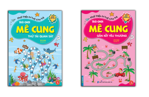 Sách - Combo 2c - Trò chơi mê cung Thử tài quan sát & Gắn kết yêu thương (sách bản quyền) (2-8 tuổi)