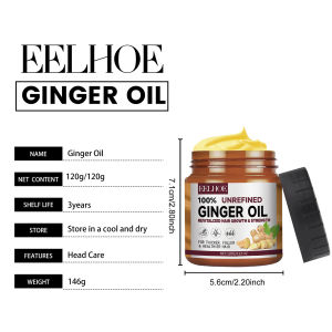 new Ginger Hair Care Essential Oil Nourish Scalp Hair Follicles Gentle Refresh Control Oil Strengthen Hair Roots Nutrient Solution hot