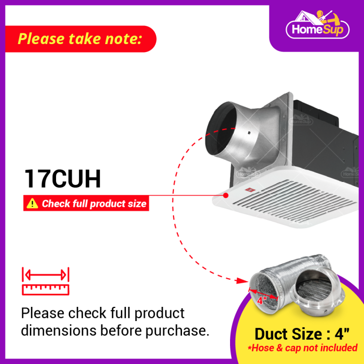 KDK%20Ventilating%20Fan%2017CUH%20-%20Ceiling%20Mounted%20Duct%20Type,%20SIROCCO%20Type%20Ventilator%20/%20Ceiling%20Exhaust%20Fan,%20CUH%20Series%20-%20Image%203