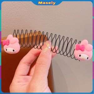 Masely Childrens Hair Comb Headband For Kids girl Cartoon Ponytail Clip Children Buckle Fixing Hairpin