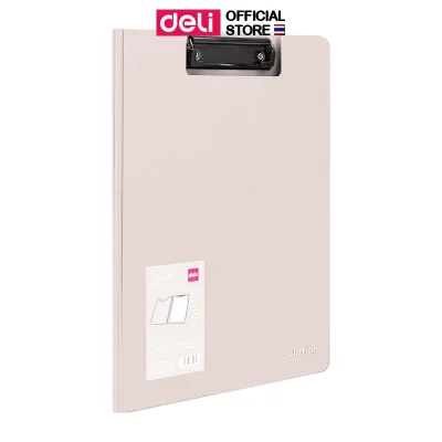 คลิปบอร์ดมีปกแนวตั้ง A4 Deli คลิปบอร์ด คลิปหนีบ คลิปบอร์ดรองเขียน กระดานคลิปบอร์ด แฟ้มคลิปบอร์ด เครื่องเขียน อุปกรณ์สำนักงาน