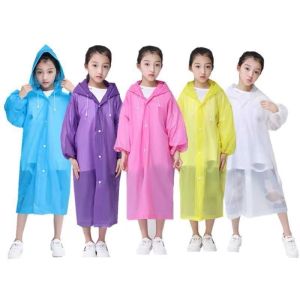 KIDS Raincoat EVA Raincoat Waterproof Windproof Adult & Kids Suitable Size Raincoat