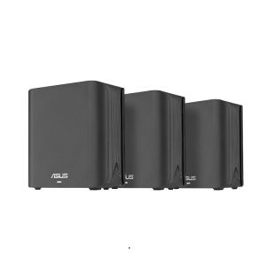 ASUS ZenWiFi BD4 3-pack (Black Color) Dual-band WiFi 7 Mesh 3600 Mbps 6500 sq.ft  Dual 2.5G Ports Pack of 3 - 3 Year Asus Singapore Warranty