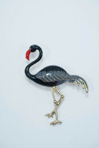 [ Woosilver ]  Trâm Cài Áo Hình Chim Hạc Cách Điệu – Sang Trọng & Thanh Lịch