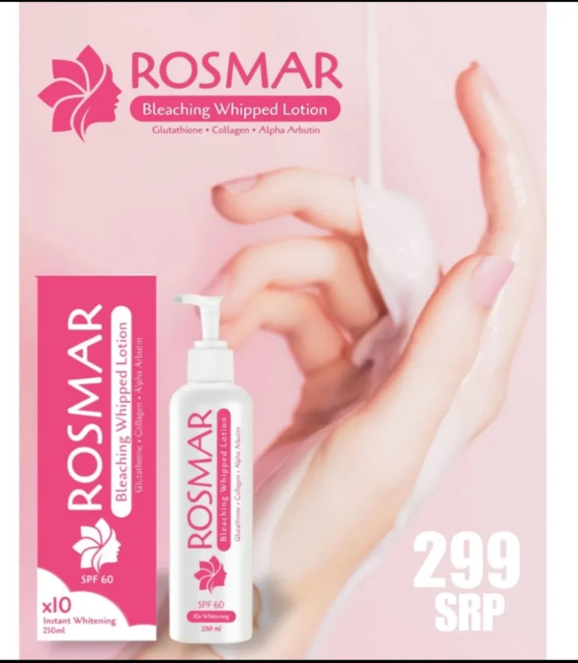 ROSMAR BLEACHING WHIPPED LOTION SPF 60 250 ML | Lazada PH