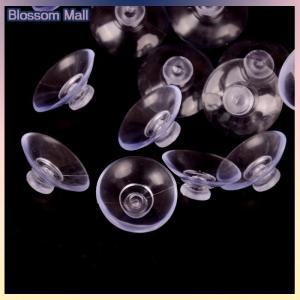 [Blossom] 50Pcs New Clear Transparent Hanger Room Kitchen Bathroom Suction Cup Sucker 20mm