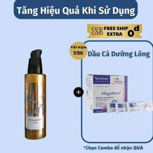 Lọ Tinh Dầu Dưỡng Lông Mượt Lông Dành Cho Chó Mèo SHOWQUEEN - Dầu Dưỡng Cho Thú Cưng