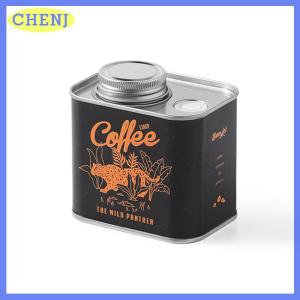 CHENJ Cà phê đậu kín lon ngoài trời cắm trại hộp thiếc thực phẩm cấp bao bì lưu trữ tươi thở sắt lon Barista công cụ