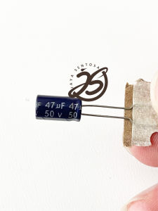 100 BUAH ELCO 47UF 50V ROLL KAPASITOR CAPACITOR ELCO KAPASITOR ELKO KAPASITOR 47 UF 50 V ROLL ups