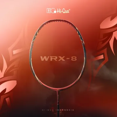 HI-QUA Raket Badminton Bulutangkis WRX-8 High Performace Raket 35 Lbs