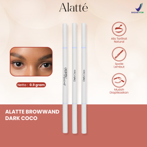 Alatte Pensil Alis Shade Dark Coco Brow Wand Mechanic Eyebrow Pencil BPOM