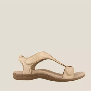 [Free Shipping] New In Stock: Size 43 Large-Size Thick-Soled Wedge WomenS Sandals With Velcro Strap
