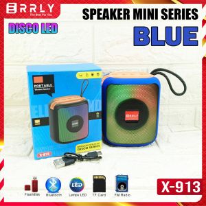 Speaker Bluetooth Portable ERRLY X913 LED RGB Light Speker Wireless Lampu Disco SuperBass TWS