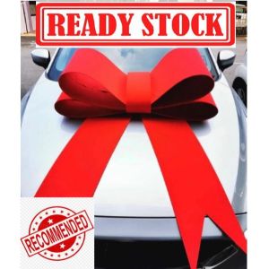 Big Car Ribbon / BIG Car Bow / Big Red Car Ribbon (Ready Stock) Reben Besar Hiasan Kereta / Reben Besar ( stok masih ada)