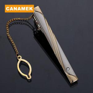 【CANAMEK】 Men Metal Simple Necktie Buckle Color Tie Bar Clasp Clip Clamp Ties Pin Fashion Exquisite Jewelry For Wedding Gift