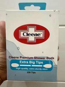 Cleene Premium Extra Big Buds Shower 220 Tips - (NEW PACKAGING)