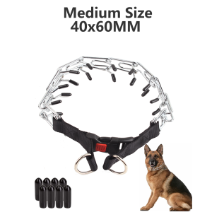 Pinch Collar for DogsAdjustable Pet Pinch CollarProng Dog Training Collar with Quick Release Clip Dog Pinch Collar for Small Medium Large Dogs Choke Collar for Dogs