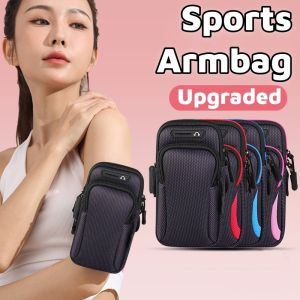 Gym Sports Armbag for Running Armband Outdoor Sweatproof Breathable Armbag 6.5" Phone Storage Bag