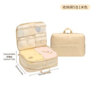 Travel Underwear Organizer Bag - Foldable Portable Hanging Design for Bedroom Wardrobe Kitchen Bathroom Office and Compact Organization Easy to Store Easy to Carry Practical Design