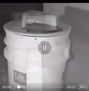 Rat Trap Bucket Slide Bucket Lid Mouse Trap Mice Mouse Traps Rat Trap Useful double labber Indoor and outdoor Kitchen