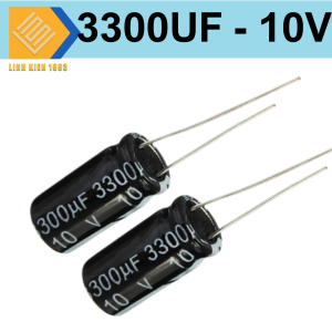 SET 4 CON Tụ 3300uf 10V tụ hóa 3300uf10V