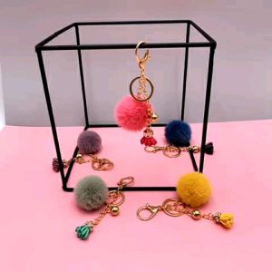Deobags Gantungan Tas Pom Rose Import/Gantungan Kunci Pom Rose