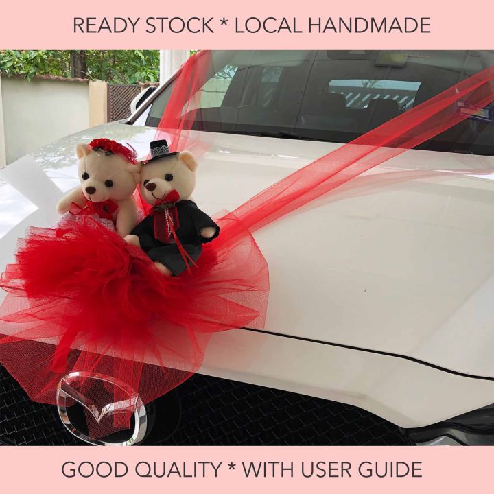 Wedding car decoration /Bridal car decoration set with DIY user guide