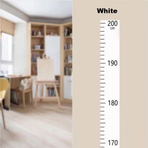 GIORGIONE STORE Waterproof Height Measurement Wall Sticker Transparent 2-Meter Height Growth Chart Chart Accurate Height Ruler Household