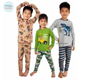 George & Izabella - Kids Pyjamas/Boy Pyjamas/Girl Pyjamas/Baju Tidur Kanak/Baju Tidur Budak/Cotton Kids Pyjamas